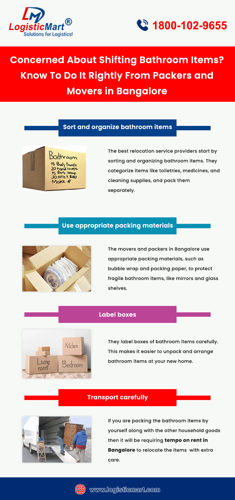 Movers and Packers in Bangalore - LogisticMart